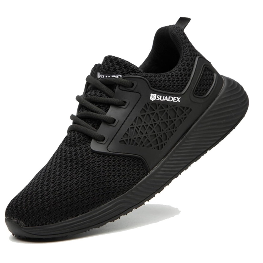 SUADEX Steel Toe Shoes, Lightweight, Safety Work Shoes - EU 39 (Women 8/Men 6.5)